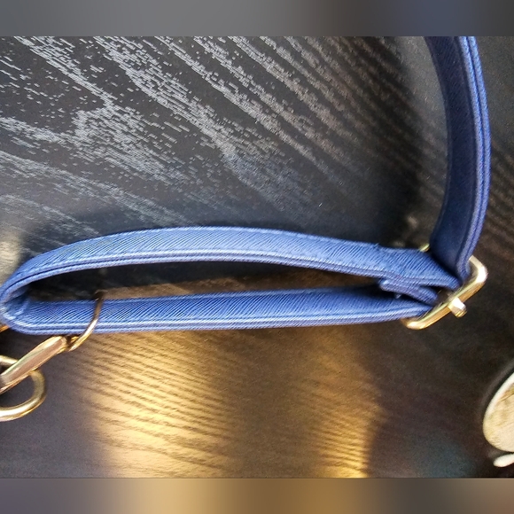 Elim and Paul Blue Cross Body Purse OS - Picture 6 of 11